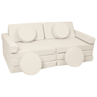 Canapé modulaire multifonctionnel de blocs en mousse voiture avec volant pour les enfants 